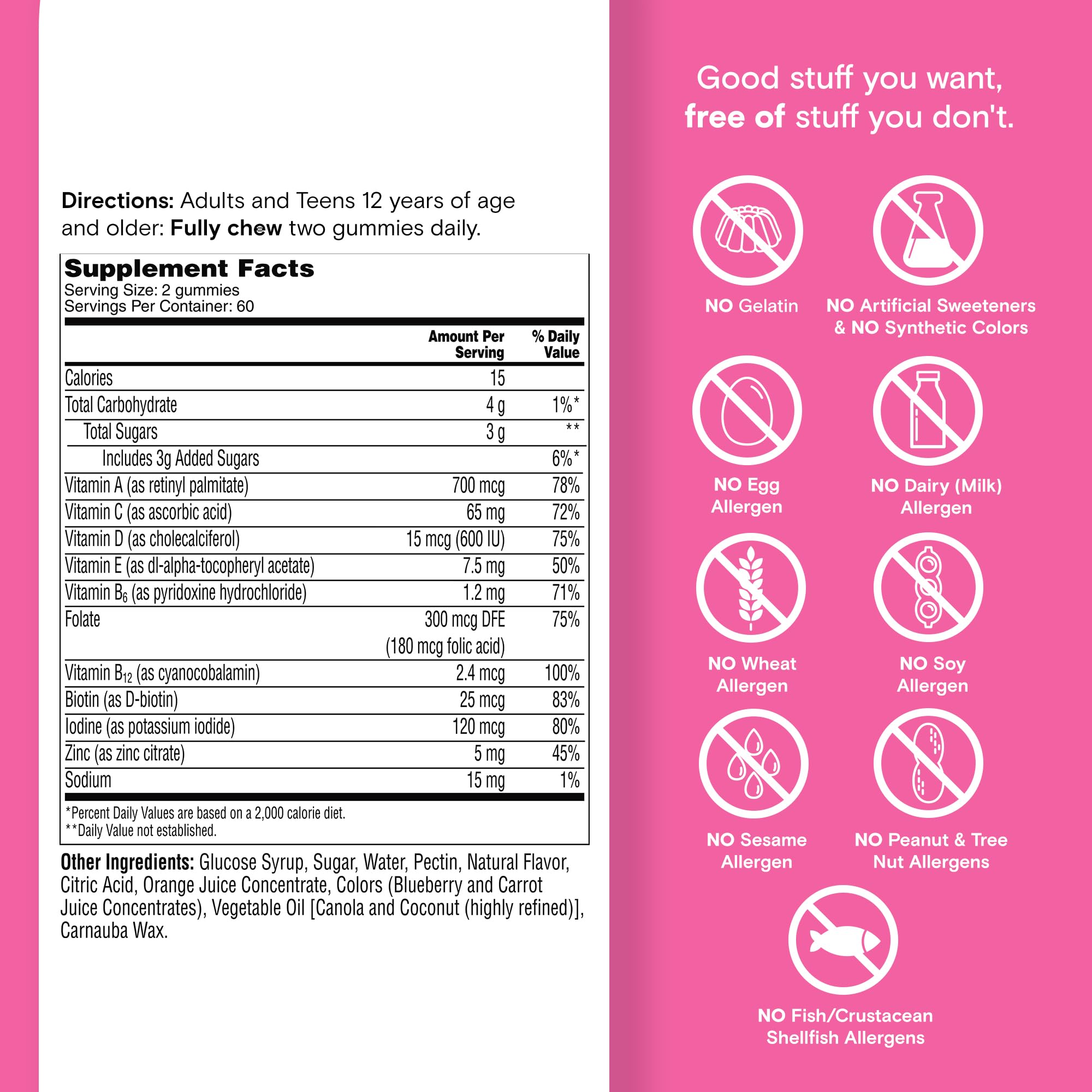 One A Day Teen Girl’s Daily Essentials Multivitamin Gummies, Teen Girl Multivitamins with Biotin, Vitamin B12 and B6, Vitamin C ONE A DAYBuy Supplements Australia