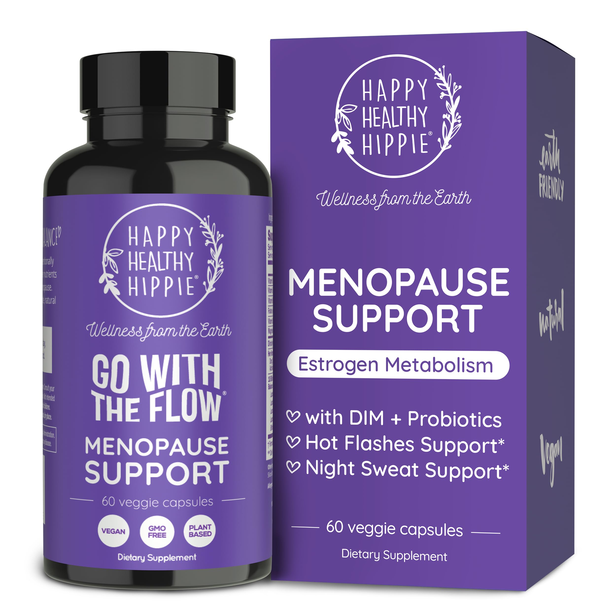 Menopause Supplements for Women – DIM Supplement + Probiotics | Estrogen Metabolism & Hormone Balance Support | Perimenopause Relief | Hot Flashes, Mood Swings & Night Sweats | Dong Quai | 60 Ct Happy Healthy HippieBuy Supplements Australia