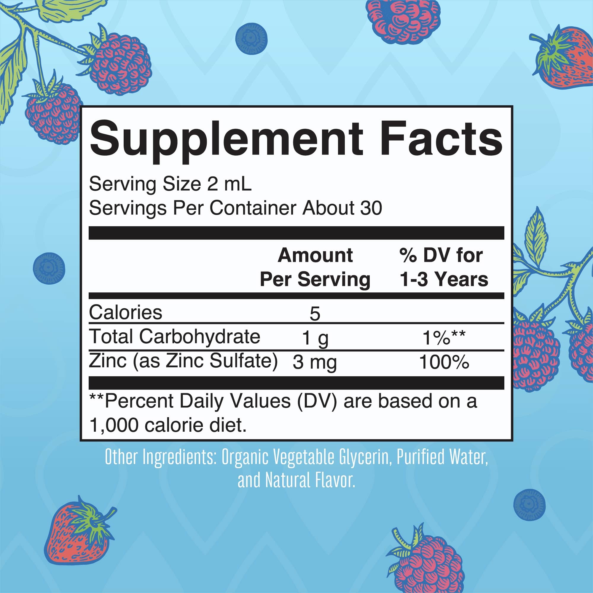 MaryRuth Organics USDA Toddler Liquid Drops | Zinc Sulfate | Immune Support Supplement| Skin Health | Vegan | Formulated for Ages 1-3 | Delicious Berry Flavor | 1 Month Supply | 2 Fl Oz MARYRUTH'SBuy Supplements Australia