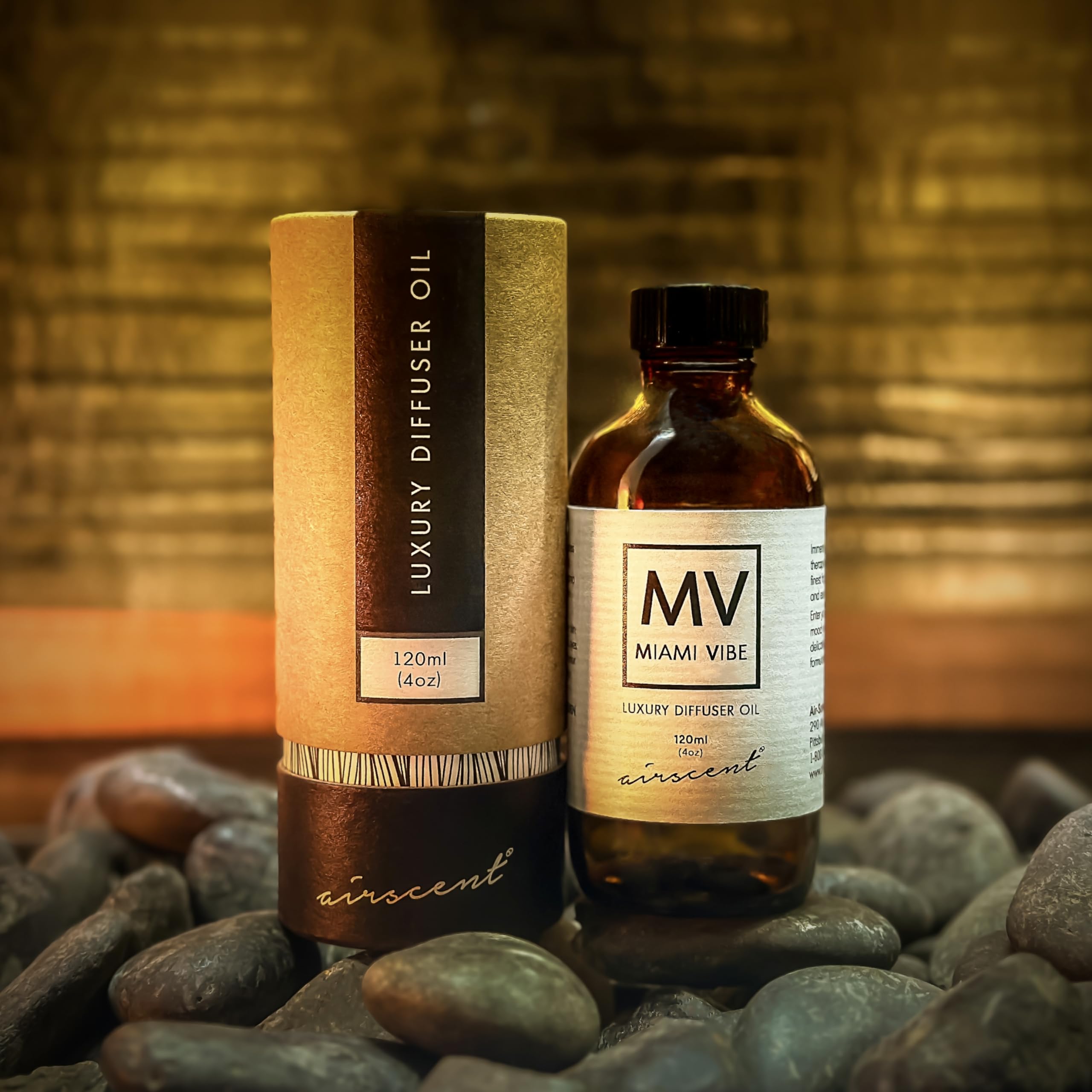 Miami Vibe Diffuser Oil - Air-Scent Fragrance for Aroma Oil Diffusers - 120 Milliliter (4 fl oz) Bottle Air-ScentBuy Supplements Australia