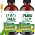 NEW AGE Lemon Balm Tincture - Mood Support Supplement - Lemon Balm Leaf Extract Drops - Vegan, Sugar & Alcohol-Free Calming Supplement - 4 fl oz NEW AGE buy supplements Au