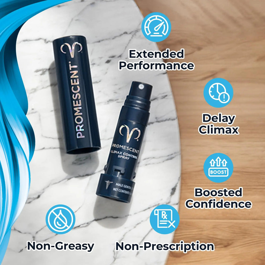 Promescent Prolonging Delay Spray for Men Unique Topical Lidocaine Formula for Better and Maximized Sensation and Climax (3 Travel Size Pack) - Size 2.6 ml Promescent buy supplements Au