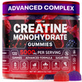 Hofnie Creatine Monohydrate Gummies 5000 mg – Vegan, Sugar-Free Pre Workout Creatine for Men & Women – Raspberry & BlackBerry Flavored Chewable Creatine Monohydrate, 120 Gummies (30-Day Supply) HofnieBuy Supplements Australia