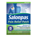 Salonpas Pain Relief Patch, 20 Count (Pack of 1), Up to 12 Hours Temporary Relief of Mild to Moderate Pain, Backache, Sore Muscle, Sprains, Bruises SalonpasBuy Supplements Australia