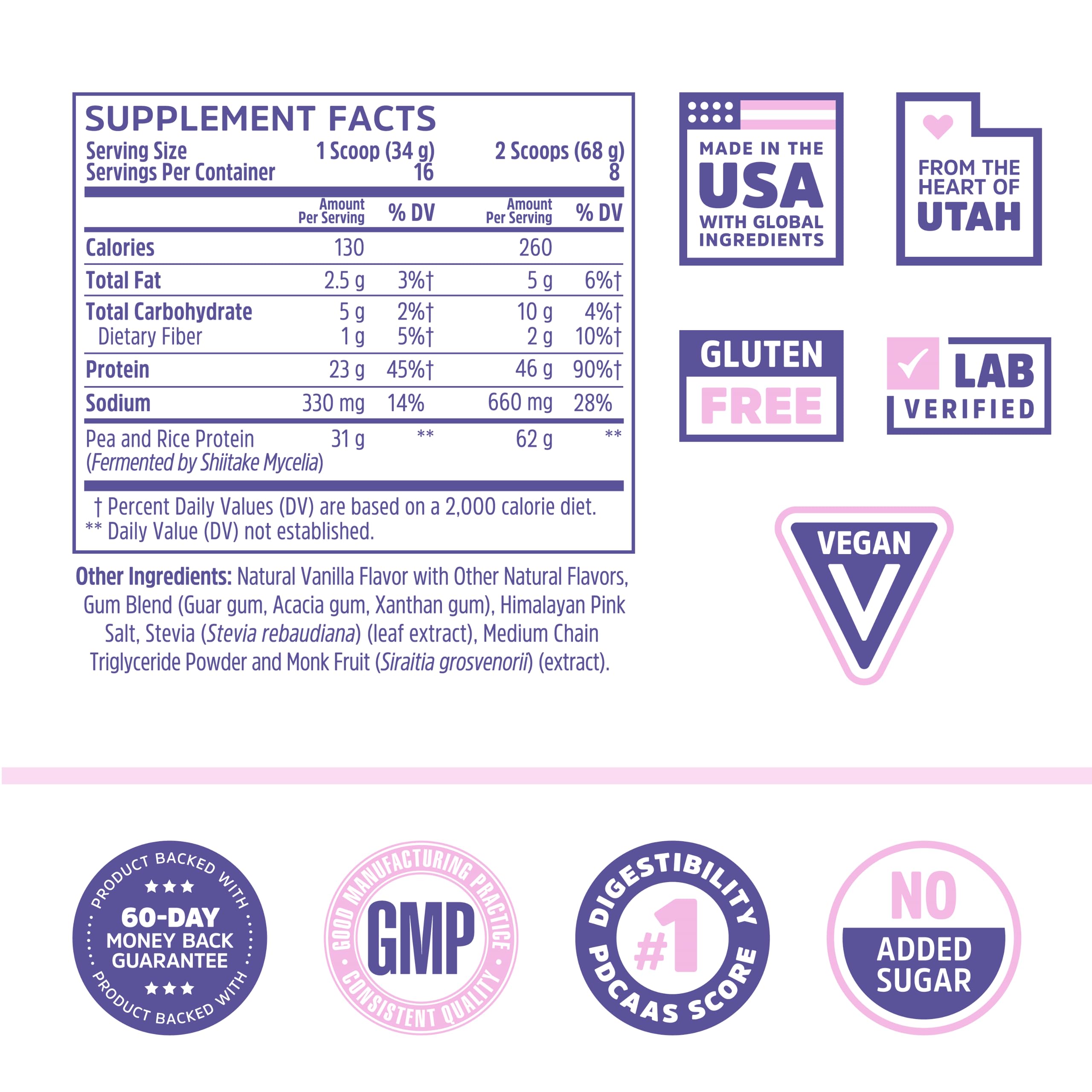 Zhou Nutrition Plant Based Vegan Protein Powder, Best Absorption Digest Score, Complete Zhou NutritionBuy Supplements Australia