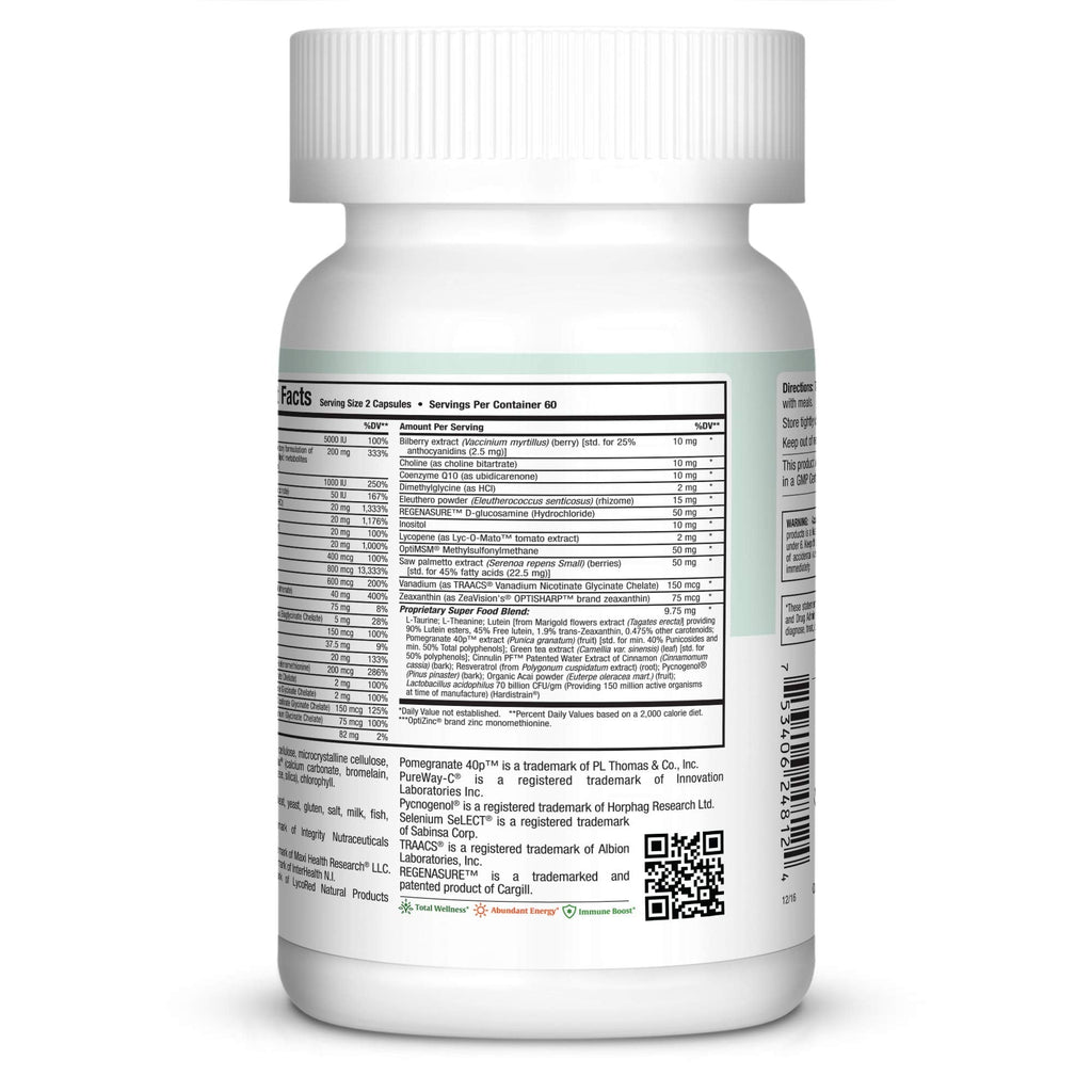 Mens Multivitamin 50 Plus – Daily Multivitamin for Men Over 50 with Vitamin B12, A, D, C, Zinc, Magnesium & More – Energy, Immune & Heart Support Mens Multi Vitamins - Non-GMO – 120 Capsules Maxi HealthBuy Supplements Australia
