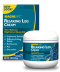 MagniLife Relaxing Leg Cream, Restless Legs, Deep Penetrating Topical for Pain, Naturally Soothe Cramping, Discomfort, and Tossing with Lavender and Magnesium - 4oz MagniLifeBuy Supplements Australia