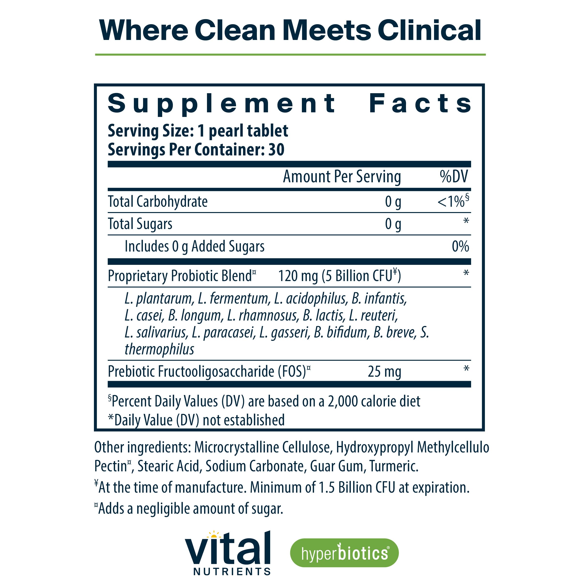 Hyperbiotics Vital Nutrients Pro-15 Prebiotics and Probiotics for Women and Men | 15 Science Backed Strains | Supports Occasional Constipation, Diarrhea, Gas & Bloating | 30 Vegan Time Release Pearls HyperbioticsBuy Supplements Australia
