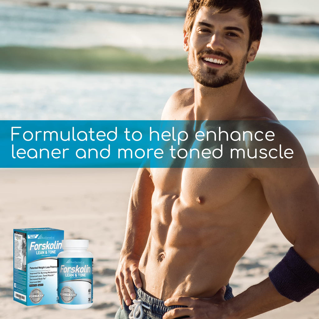 BioGenetic Labs Forskolin Lean & Tone - Weight Loss Pills - Body Toning Formula Fat Burner BioGenetic LaboratoriesBuy Supplements Australia