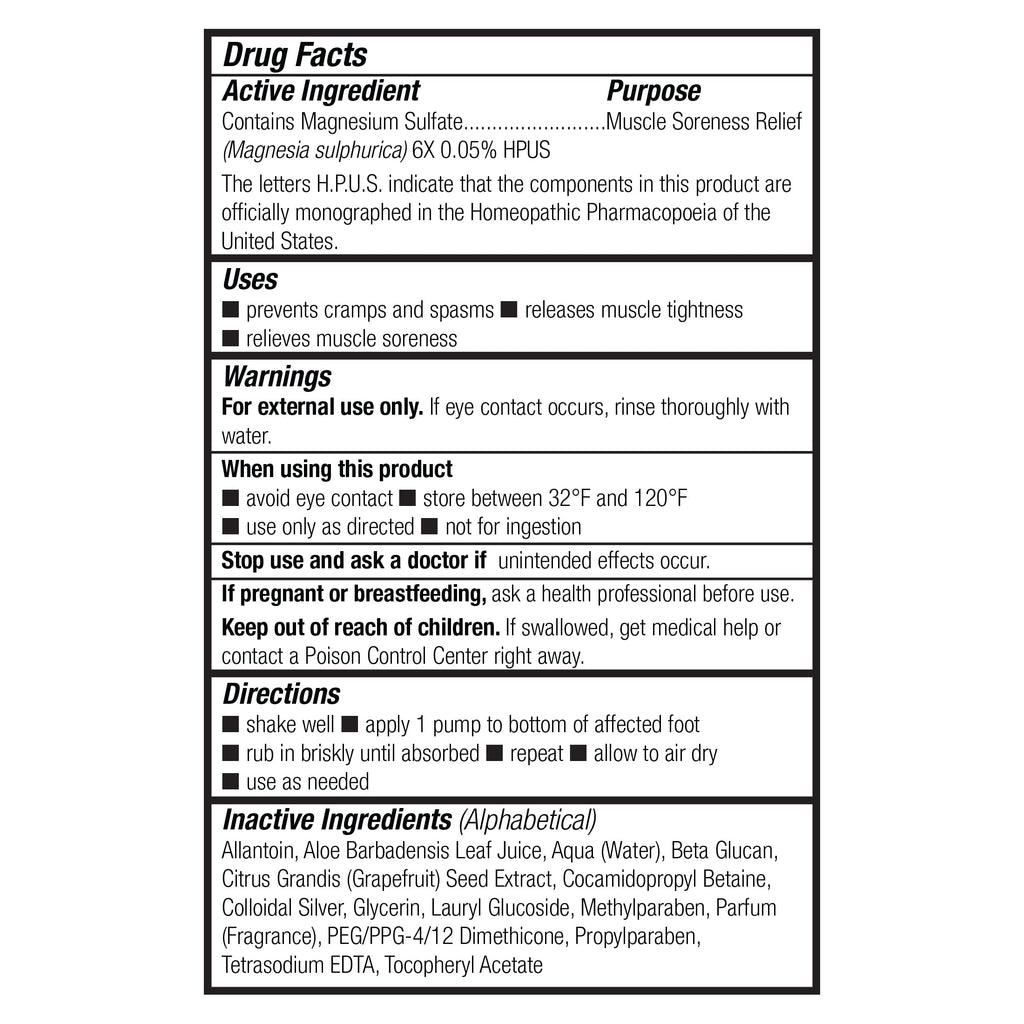 Theraworx Fast-Acting Foam for Foot Cramp Relief with Magnesium Sulfate - 3.4 Fl Oz - 1 Count TheraworxBuy Supplements Australia