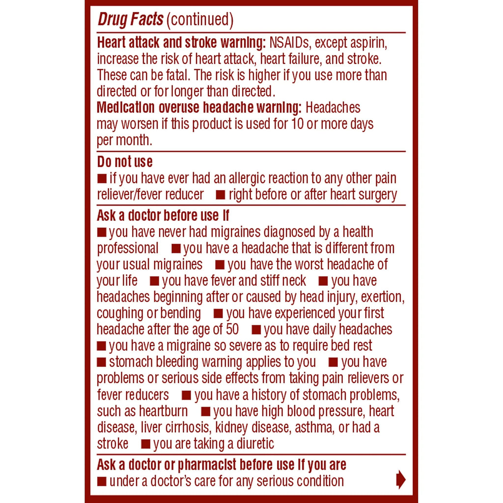 Advil Migraine Headache Relief, Ibuprofen Capsules with Ibuprofen 200mg for Migraine Relief, Nausea Relief and Light Sensitivity Relief - 20 Liquid Filled Capsules AdvilBuy Supplements Australia