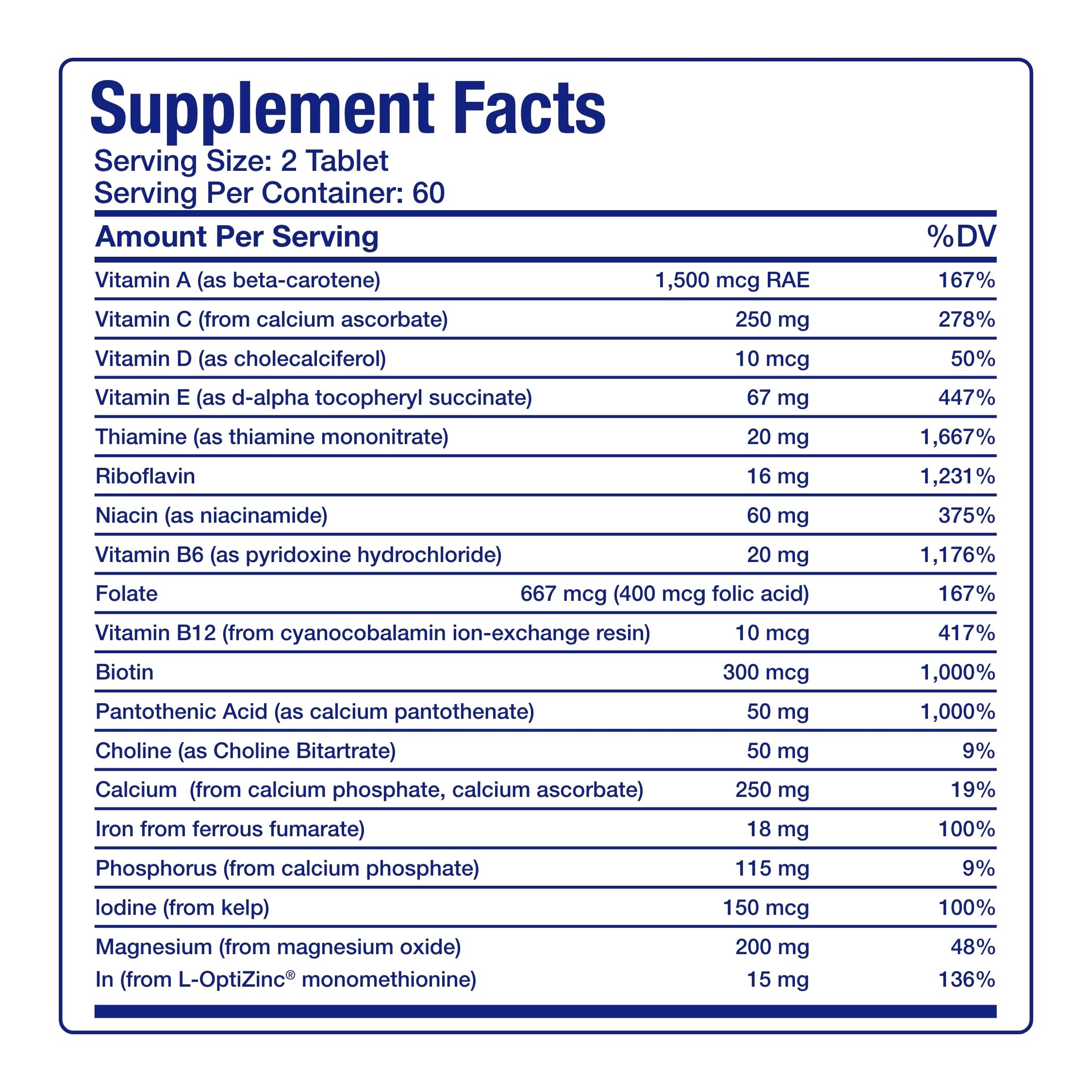 30-In-1 Adult Multivitamin with Iron - Antioxidant Rich Over 50 Multivitamin for Women and Men with Vitamins A C D E B Complex Zinc Magnesium Myo Inositol Citrus Bioflavonoids & More - 1 Month Supply Anabolic LaboratoriesBuy Supplements Australia