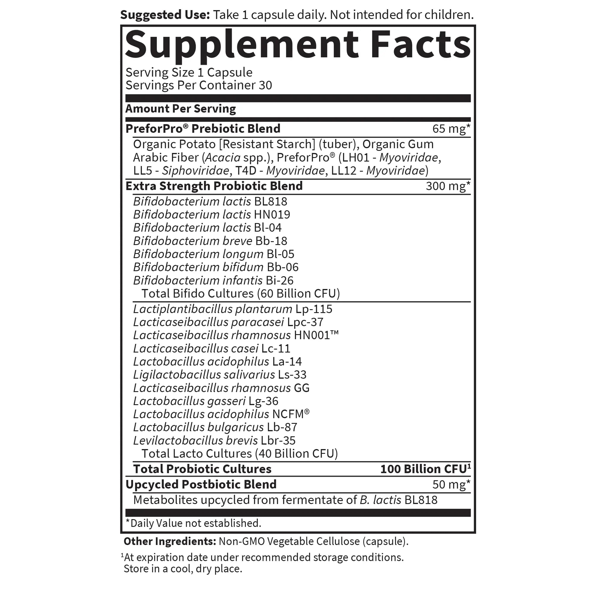 Garden of Life Dr.Formulated Pre, Post & Probiotics 100 Billion CFU Once Daily 3-in-1 Complete Probiotics,Prebiotics & Postbiotics Supplement for Women and Men-Extra Strength,30 Day Supply,(Pack of 2) Garden of LifeBuy Supplements Australia