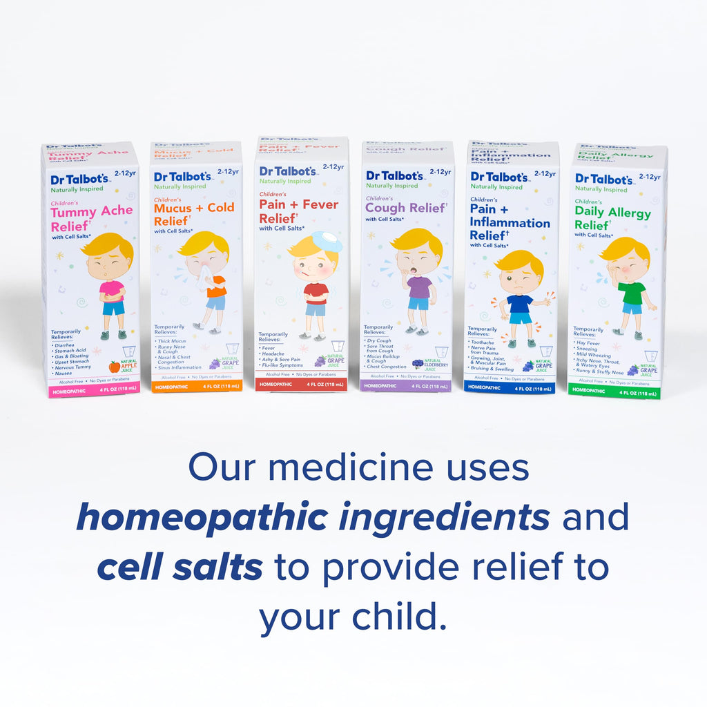 Dr. Talbot's Pain + Inflammation Relief Liquid Medicine for Children, Includes Dosage Cup, Grape Juice Flavor, 4 Fl Oz (Packaging May Vary) Dr. Talbot'sBuy Supplements Australia