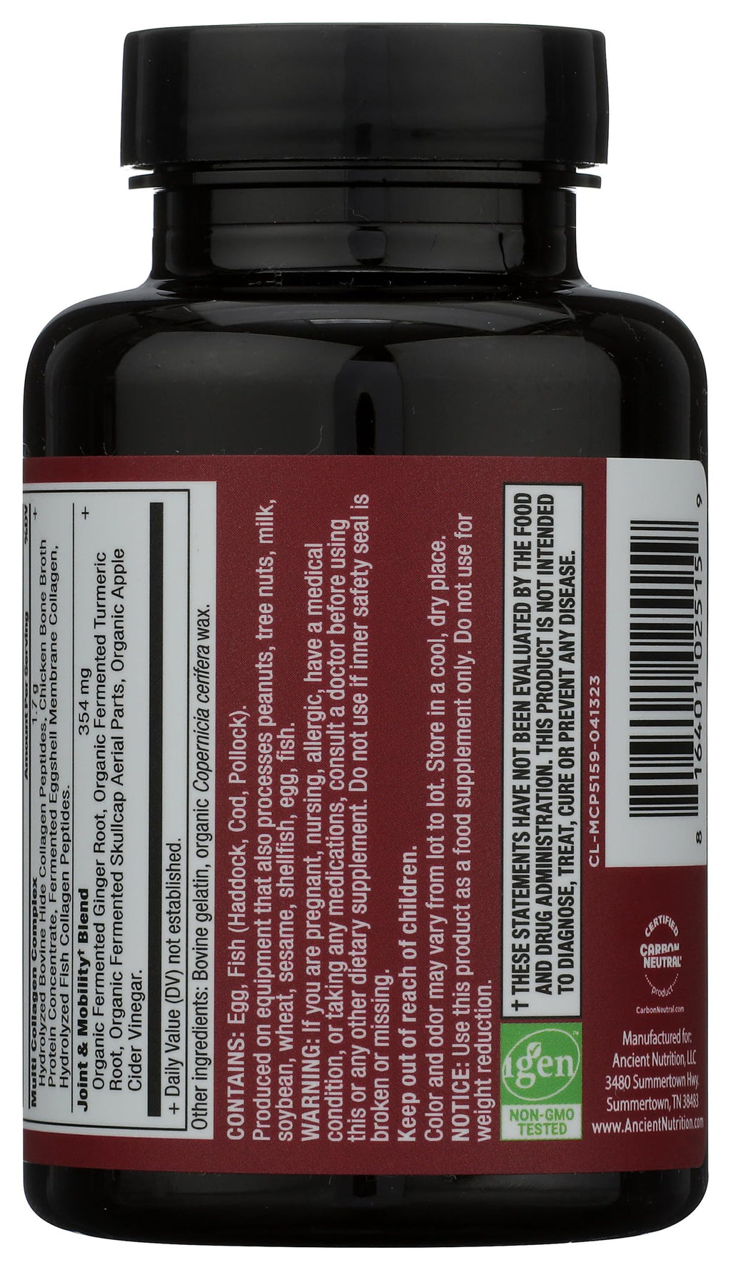 Ancient Nutrition Collagen Pills for Joint Support, Multi Collagen Capsules 45 Ct, Joint + Mobility, Supports Joints, Skin & Nails, Exercise Recovery, Paleo and Keto Friendly, Gluten Free Ancient Nutrition buy supplements Au