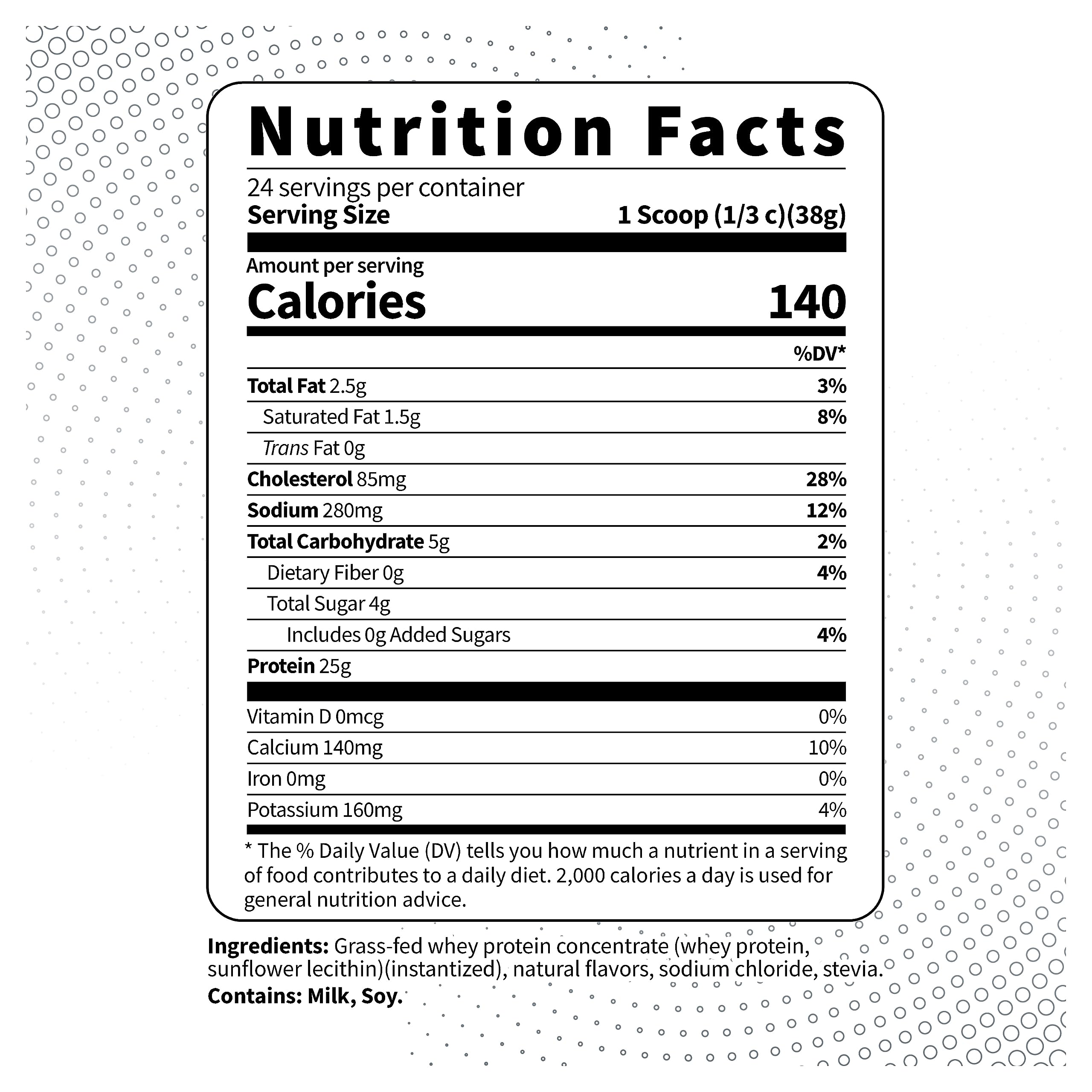 Type Zero Grass Fed Whey Protein Concentrate Powder (Vanilla, 2LBS) - Gluten Free Type ZeroBuy Supplements Australia
