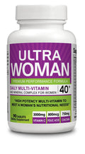 Body Shop Nutrition Ultra Woman - Multi-Vitamins 90 Tablets - Premium Performance Formula 100% Natural - Multivitamins for Woman Body Shop NutritionBuy Supplements Australia