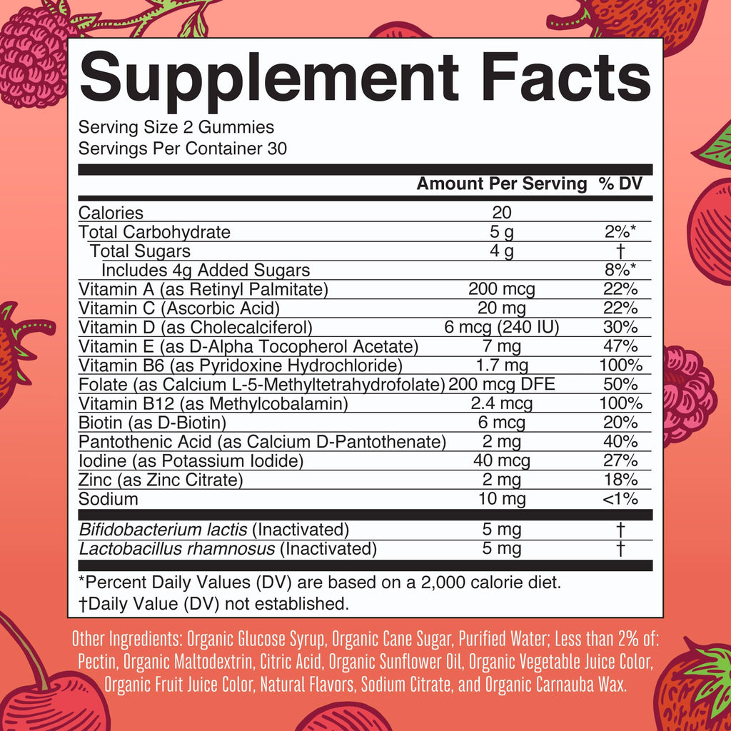 Kids Vitamins by MaryRuth's | USDA Organic | Multivitamin Gummies + Postbiotics for Ages 4+ | Multivitamin for Kids with Lactobacillus Rhamnosus | MaryRuth OrganicsBuy Supplements Australia