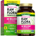 Raw Flora Probiotics for Women | 30 Billion CFU | 33 Capsules | with Cranberry and D-Mannose | Vegan, Non-GMO & Gluten Free Supplement Nature's Truth buy supplements Au