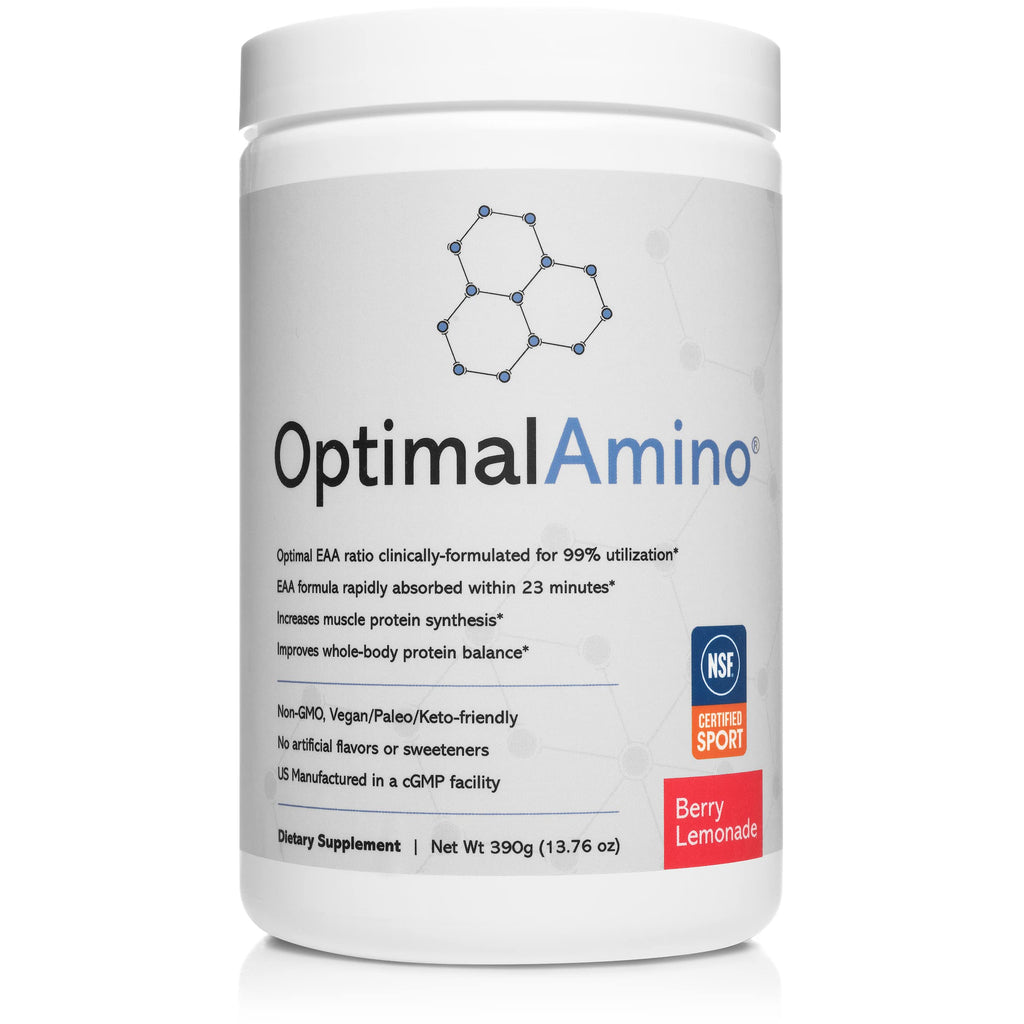 OptimalAmino Best Pre/Post Workout Recovery Drink, 99% Utilization Essential Amino Acid