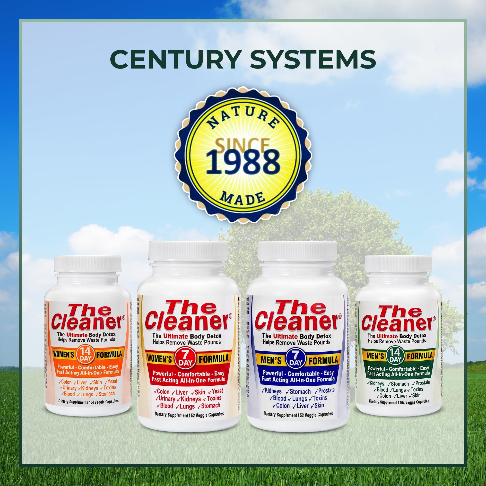 Century Systems The Cleaner Detox, Powerful 7-Day Complete Internal Cleansing Formula Century SystemsBuy Supplements Australia