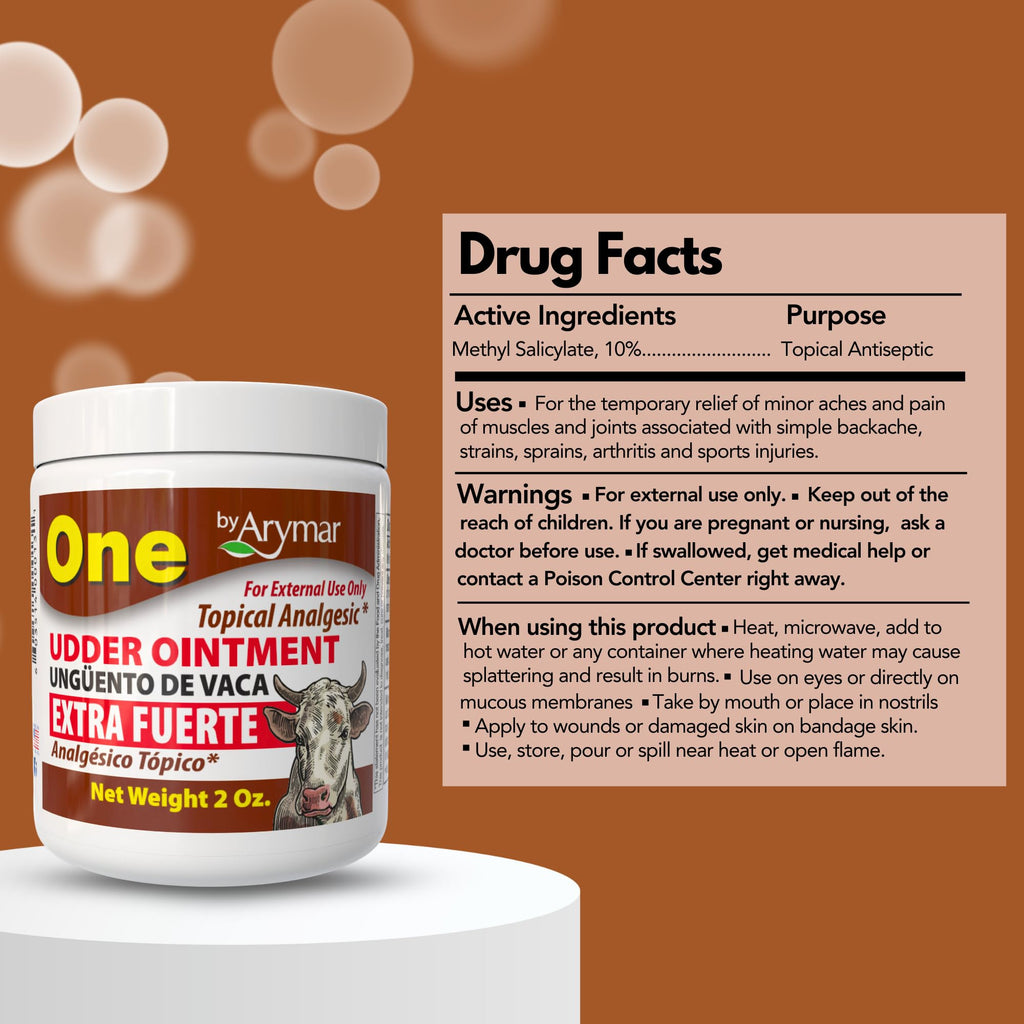 Arymar Udder Ointment: Intensive Soothing Cream for Muscle and Joint Comfort, Topical Balm for Tired Muscles and Skin manteinence, Traditional Formula, 2.6 oz ArymarBuy Supplements Australia