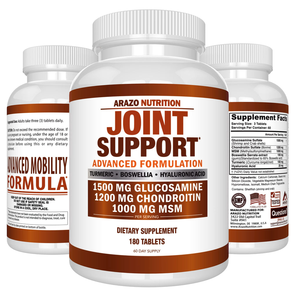 Glucosamine Chondroitin Turmeric Msm Boswellia - Joint Support Supplement for Relief My StoreBuy Supplements Australia