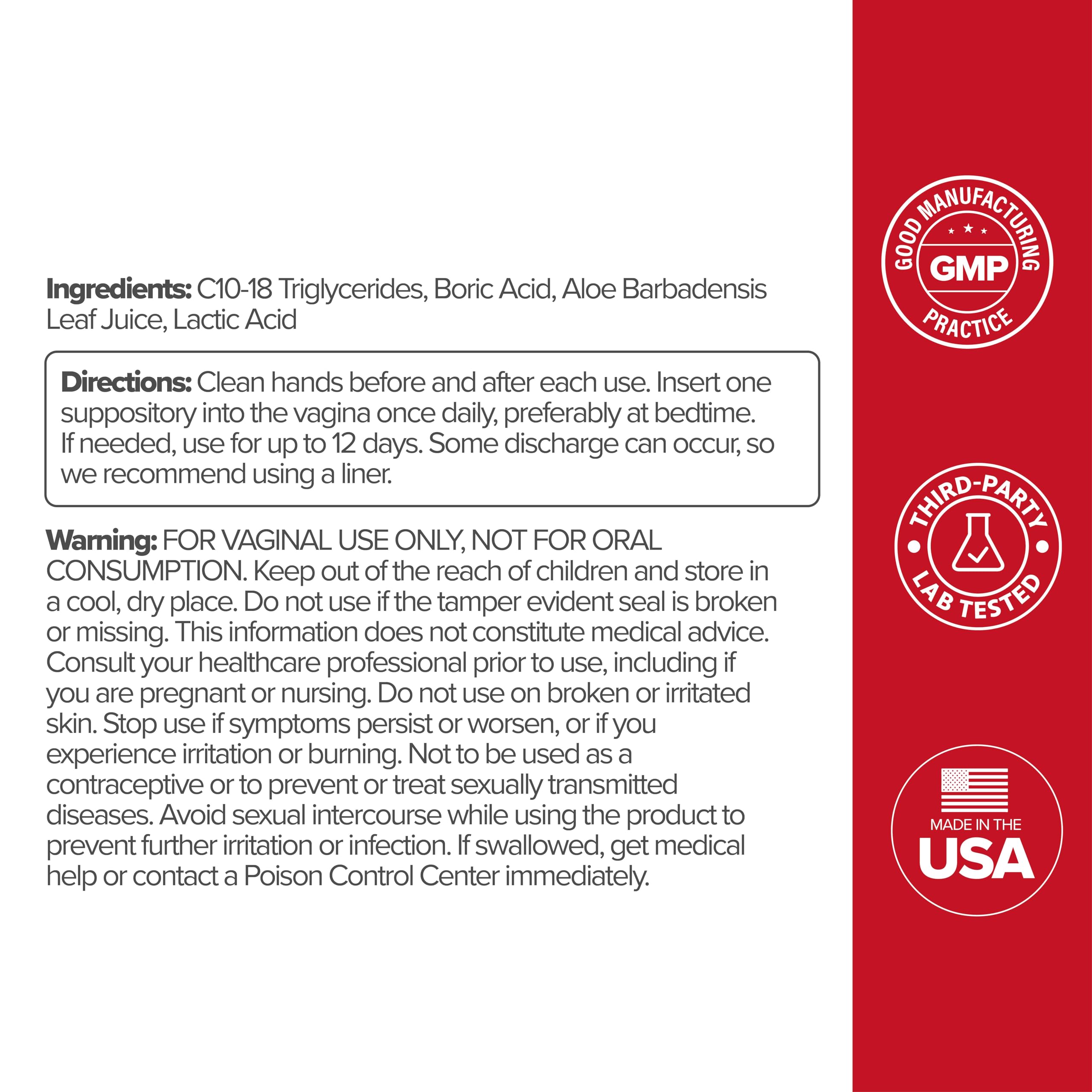O Positiv URO Vaginal Probiotic and URO Boric Acid Vaginal Suppository Bundle O PositivBuy Supplements Australia