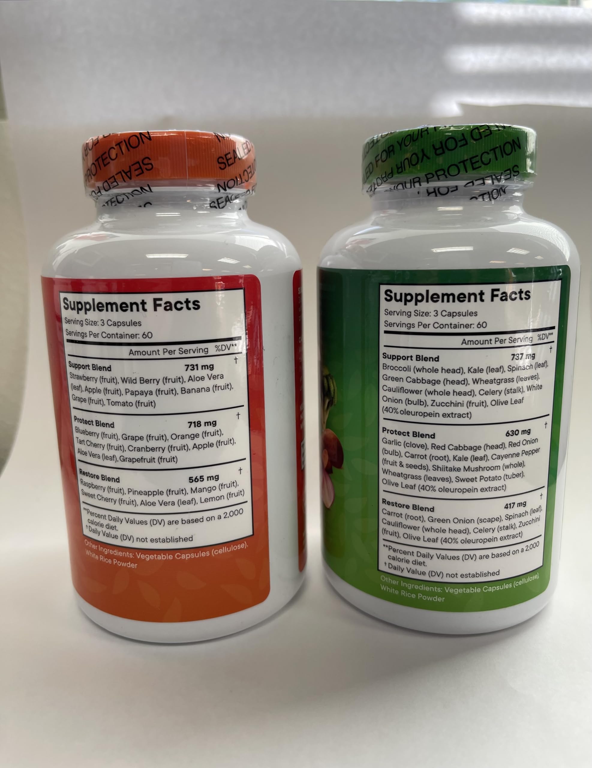 Superfood Fruit and Veggie Supplement - Fruit and Veggie Capsules 100% Whole Super Fruits and Super Vegetables Supplements & Vitamins, with Beta Carotene (720 Count (Pack of 4)) Superfood MDBuy Supplements Australia