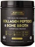 Warrior Strong Wellness Premium Collagen Peptides Bone Broth: Grass Fed Hydrolyzed 