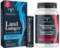 Promescent Desensitizing Delay Spray for Men Clinically Proven to Help You Last Longer in Bed, Prolong Climax for Him, 2.6 ml + Testosterone Booster for Men Supplement with KSM-66 Ashwagandha Promescent buy supplements Au