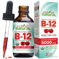 Why Not Natural Organic Vitamin B12 Liquid - Sublingual Extra Strength 60 x 5000 mcg 