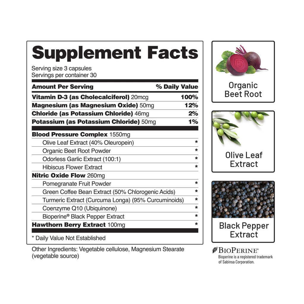 Snap Supplements Heart Health and Nitric Oxide Booster