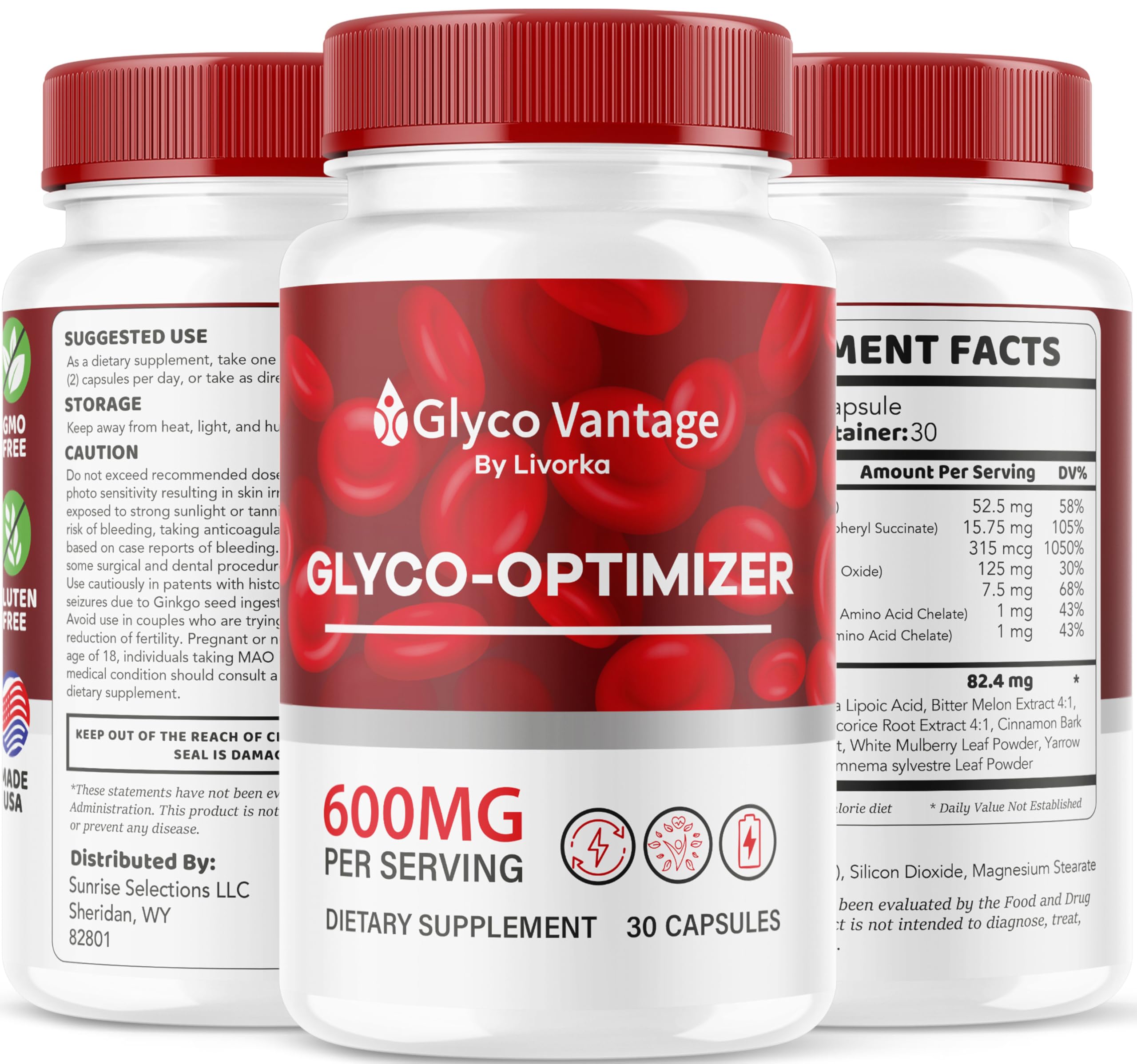 (3 Pack) Glyco Vantage Glyco Optimizer, Glyco Vantage, Glyco Vantage Capsules, Glyco Vantage Joint Optimizer, GlycoVantage Glyco Optimizer Pills, Glyco Vantage Support, 90 Capsules For 3 Months LIVORKABuy Supplements Australia