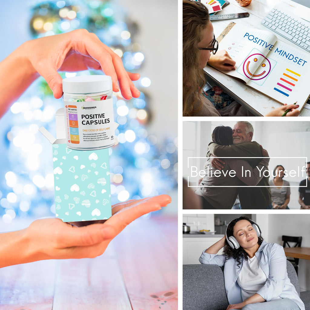 HIONXMGA Positive Messages in a Bottle (60+ Positive Affirmations),Self Care Gifts for Women Men HIONXMGABuy Supplements Australia