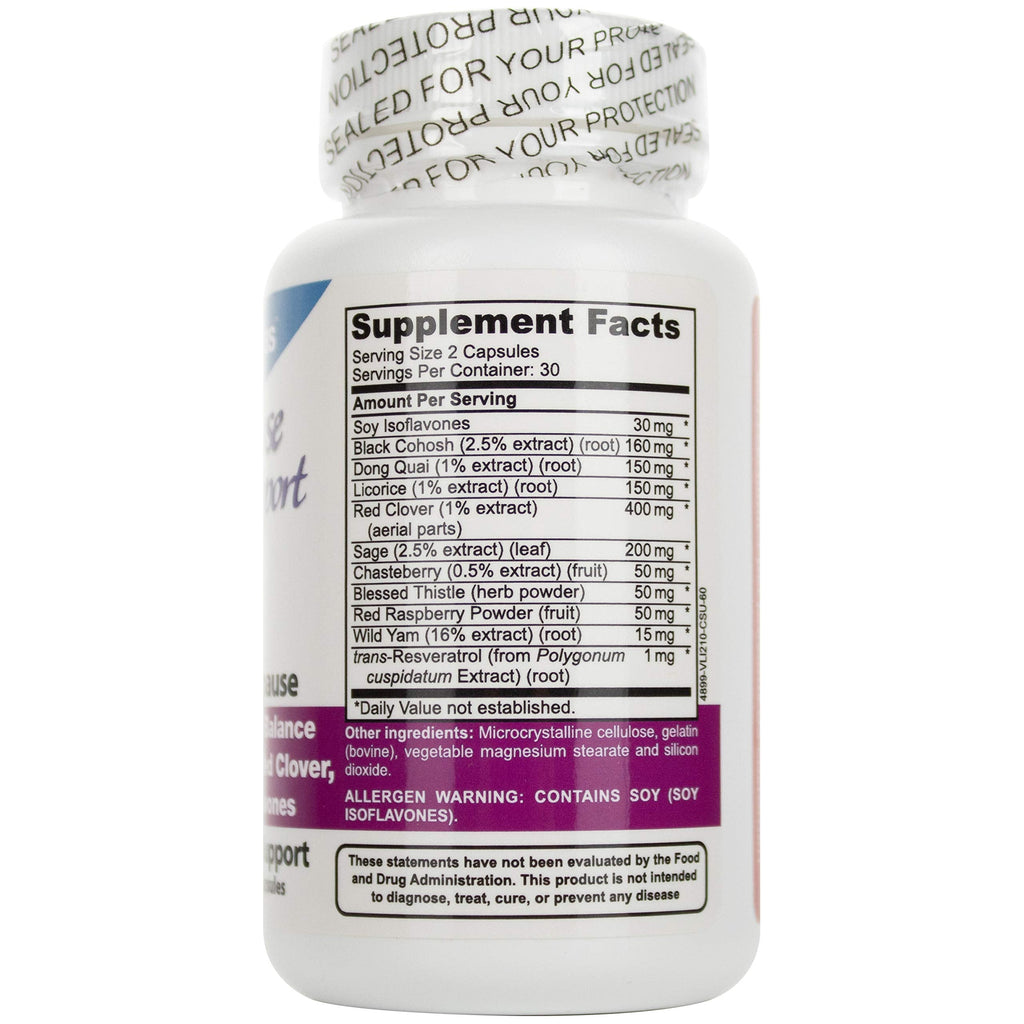 DrFormulas Menopause Supplement for Hot Flashes, Night Sweats 60 Count