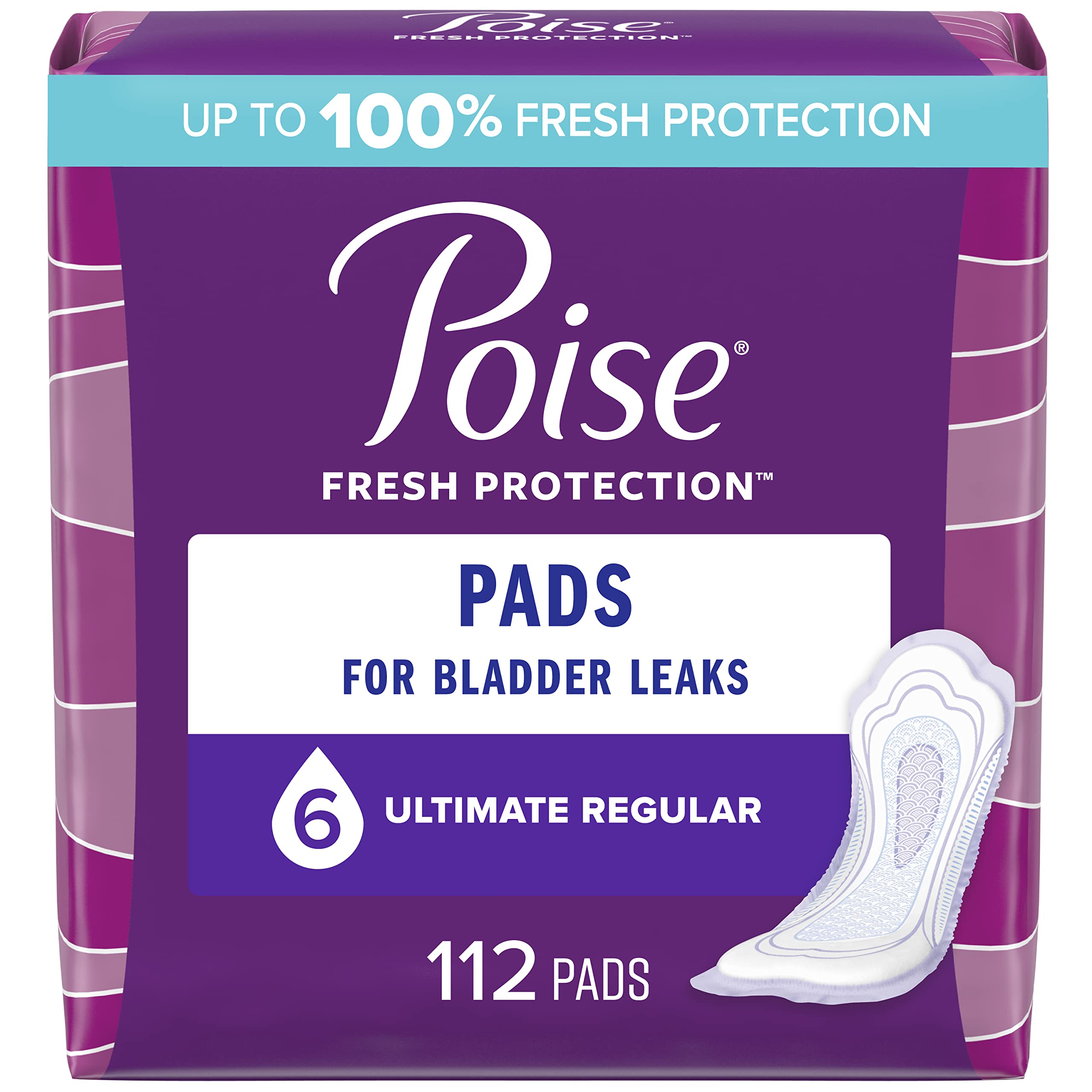 Poise Incontinence Pads & Postpartum Incontinence Pads, 6 Drop Ultimate PoiseBuy Supplements Australia