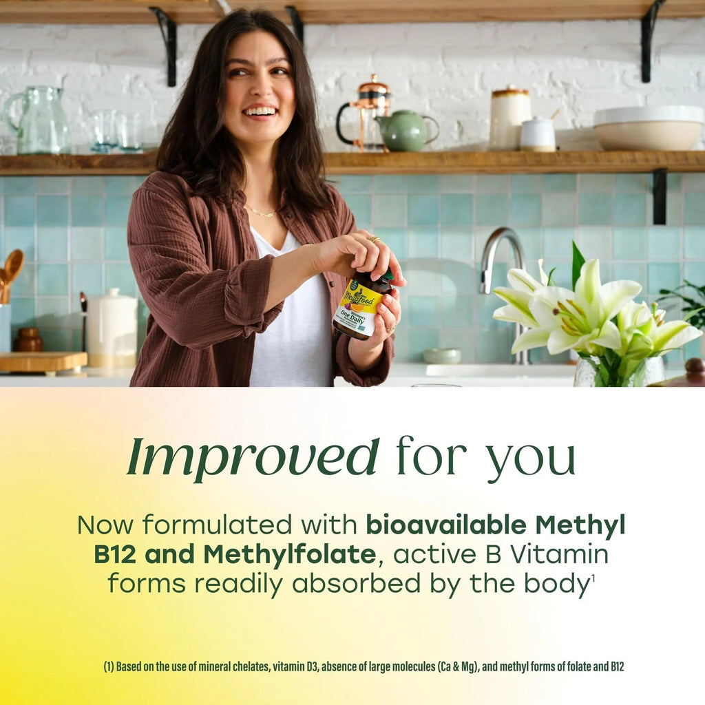 MegaFood Womens Multivitamin One Daily - Multivitamin for Women - Vitamin C, Vitamin D, Iron & B Vitamins - Bone, Energy Metabolism & Immune Support - Vegetarian, GlutenFree - 90 Tablets, 90 Servings MegaFoodBuy Supplements Australia