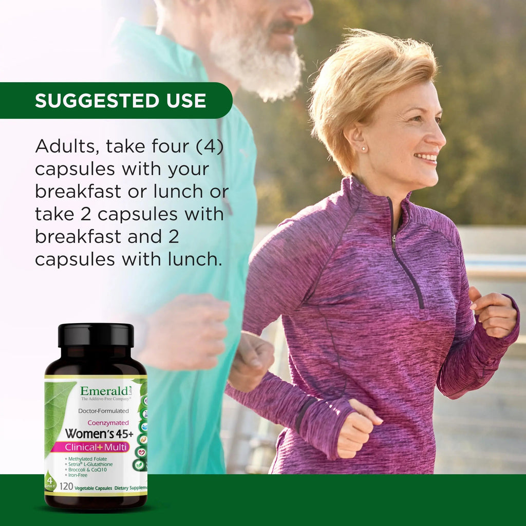 Emerald Labs Women's 45+ Clinical Multi - Multivitamin for Comprehensive Support, Bone & Heart Health* - Designed for Women 45+ Emerald Laboratories