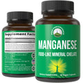 Manganese Supplement Food Like Mineral Chelated for Superior Absorption with Whole Food Blend of 25+ Fruits & Vegetables. Pure Trace Mineral Capsules for Connective Tissue, Bone Health, Enzyme Support Peak PerformanceBuy Supplements Australia