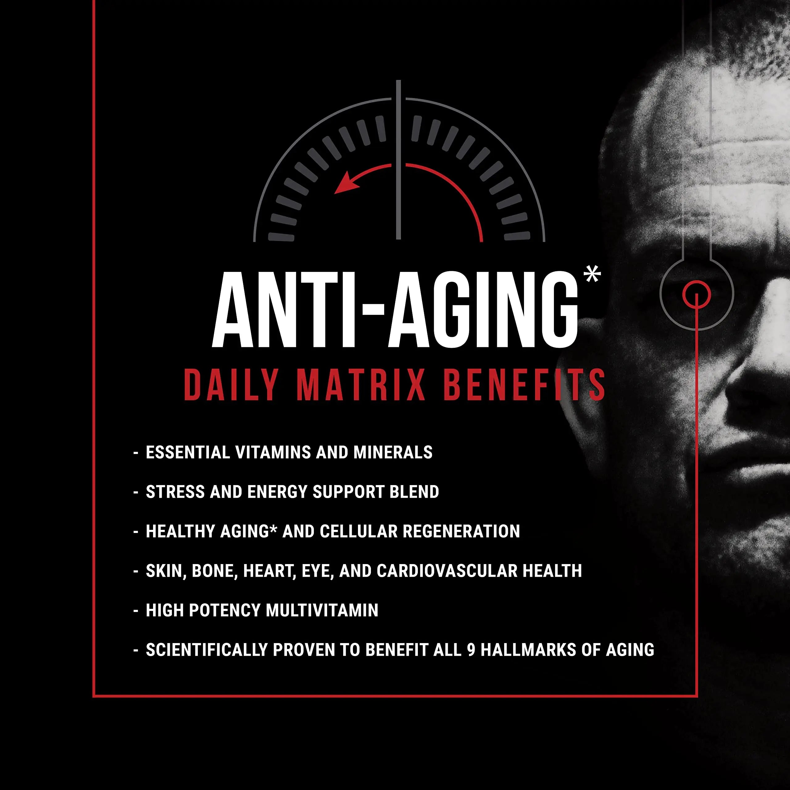 Jocko Fuel TIME WAR - Multivitamin for Men & Women. NAD Supplement for Healthy Aging, Heart, Bone, & Eye Health. Essential Vitamins and Minerals Jocko Fuel