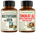Vimerson Health Multivitamin for Men & Tongkat Ali for Men with Horny Goat Weed, Maca Root Powder, Tribulus Terrestris, Saw Palmetto Extract Vimerson Health
