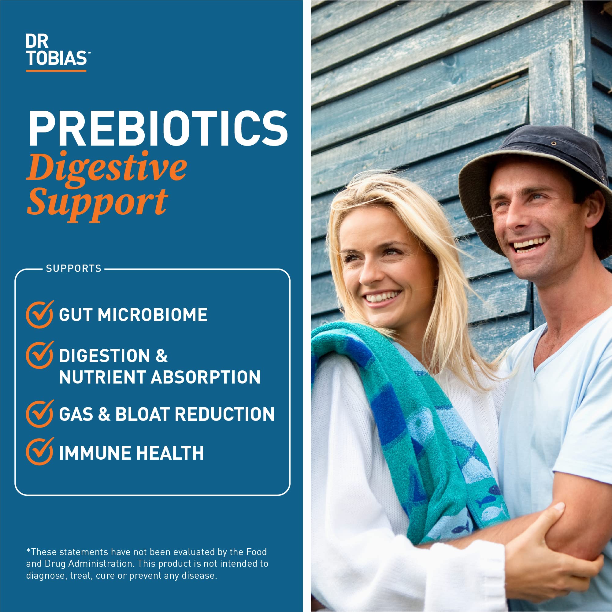 Dr. Tobias Prebiotics, Supports Digestion & Gut Health, Feed Good Probiotic Bacteria Dr. TobiasBuy Supplements Australia
