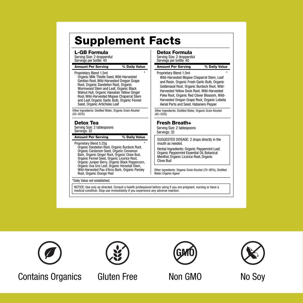 Dr. Schulze's 5-Day Liver Detox - 5-Day Liver Cleanse Kit - Supports Healthy Digestion & Energy - Gallbladder Cleanse - Plant-Based Ingredients - Gluten-Free & Vegan Dr. Schulze'sBuy Supplements Australia