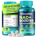 NaturaNex NAD+ Supplement 650mg (60 Capsules), Liposomal NAD+ with Resveratrol & Quercetin, Third-Party Tested, NMN Supplement Alternative NaturaNexBuy Supplements Australia