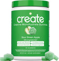 Create Creatine Monohydrate Gummies for Men & Women, Boost Focus, Strength, and Endurance, Anti-Melting Formula, Vegan, Gluten-Free, Non-GMO, 1.5g of Creatine per Gummy (Sour Green Apple) CreateBuy Supplements Australia