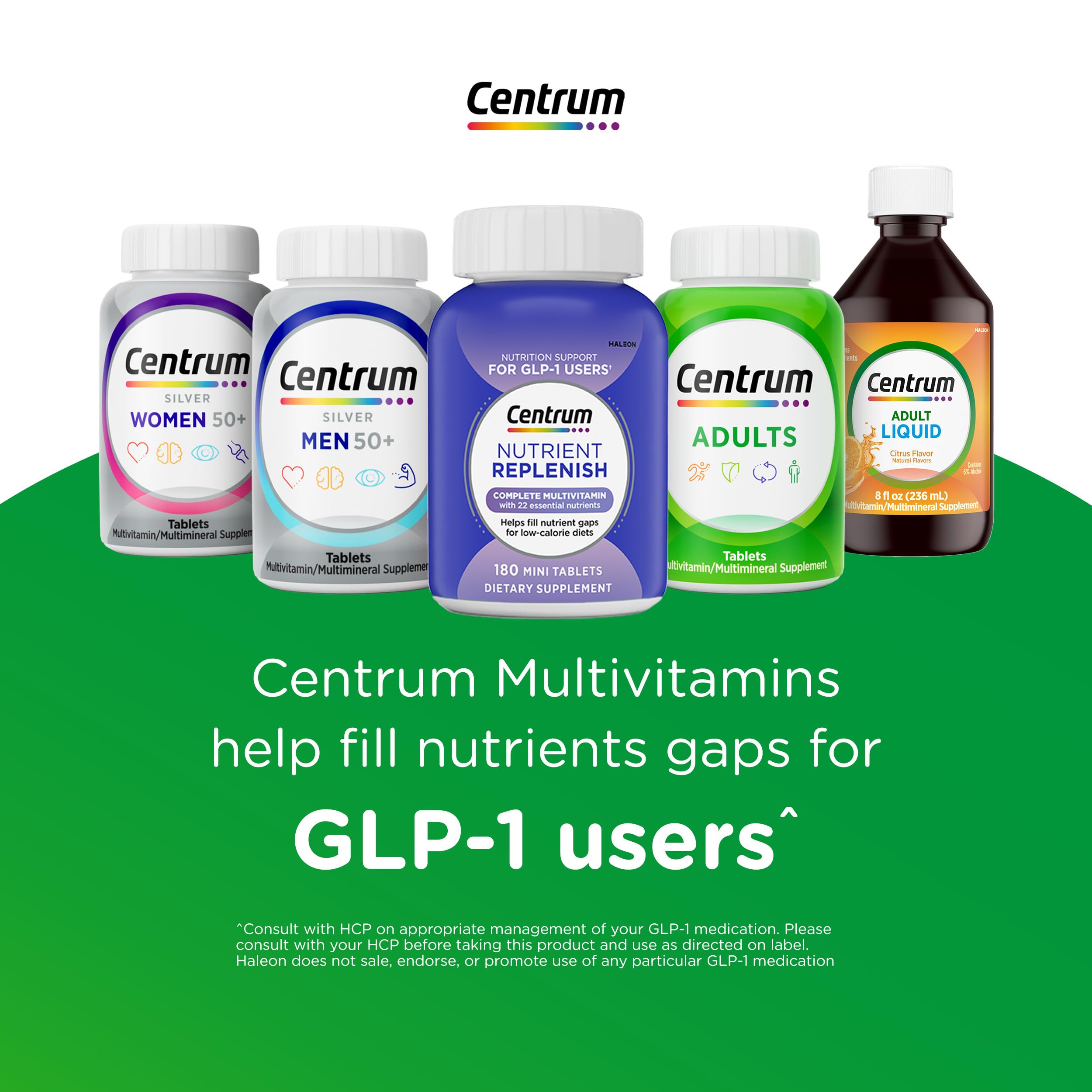 Centrum Silver Multivitamin for Men 50 Plus, Multimineral Supplement, Vitamin D3, B-Vitamins and Zinc, Gluten Free, Non-GMO Ingredients, Supports Memory CentrumBuy Supplements Australia
