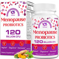 Menopause Supplements for Women, 120 Billion CFU Menopause Probiotics for Women, All-Natural Probiotic for Hot Flashes Menopause, Night Sweats, Mood Swings, Gut and Hormone - 60 Herbal Capsules ZwlloodBuy Supplements Australia