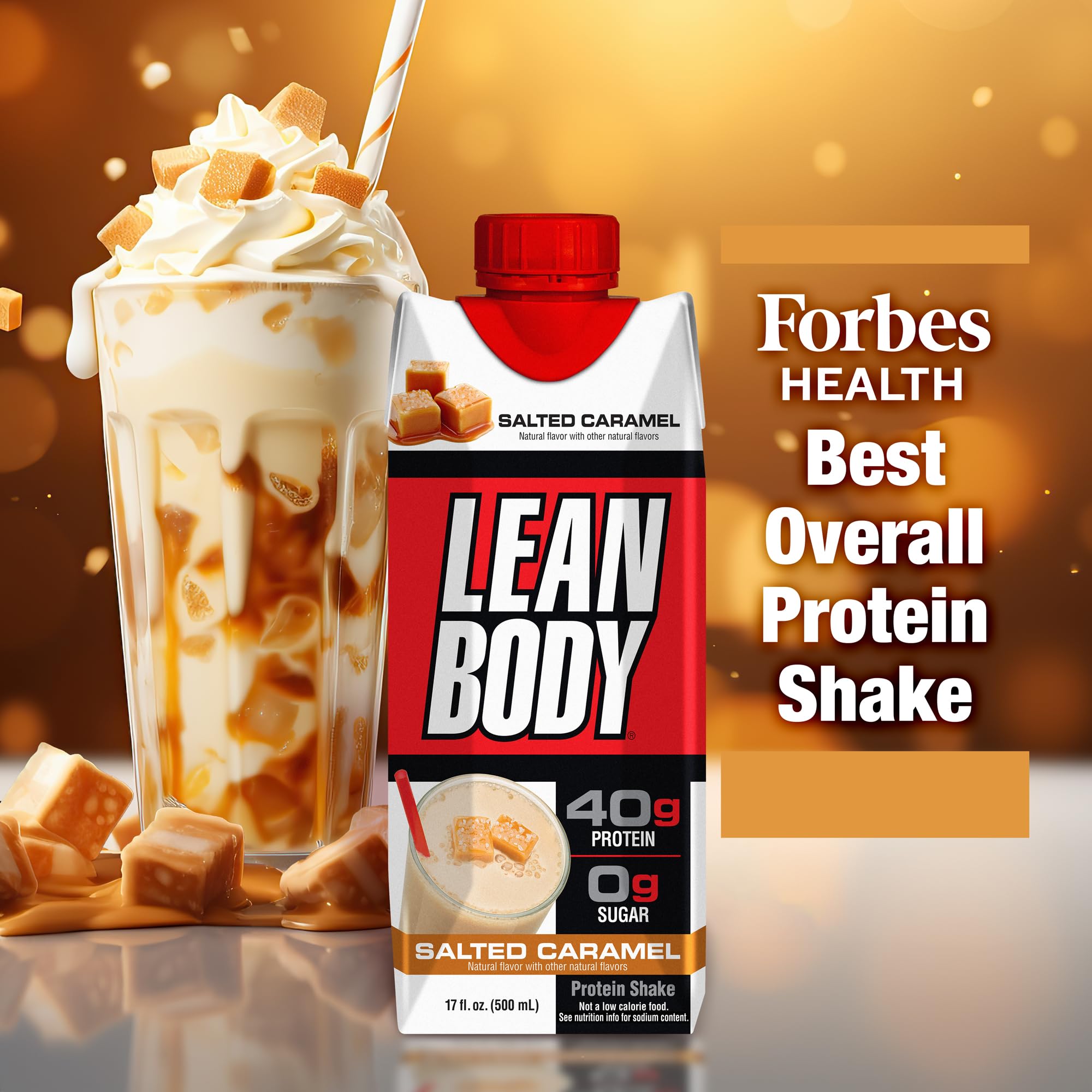 Lean Body Ready-to-Drink Salted Caramel Protein Shake, 40g Protein, Whey Blend LabradaBuy Supplements Australia