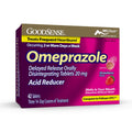 GoodSense Omeprazole Delayed Release Orally Disintegrating Tablets 20 mg, Strawberry Flavor, Dissolve Tabs, Treats Frequent Heartburn, Acid Reducer, Heartburn Medicine, 42 Tablets GoodSense buy supplements Au